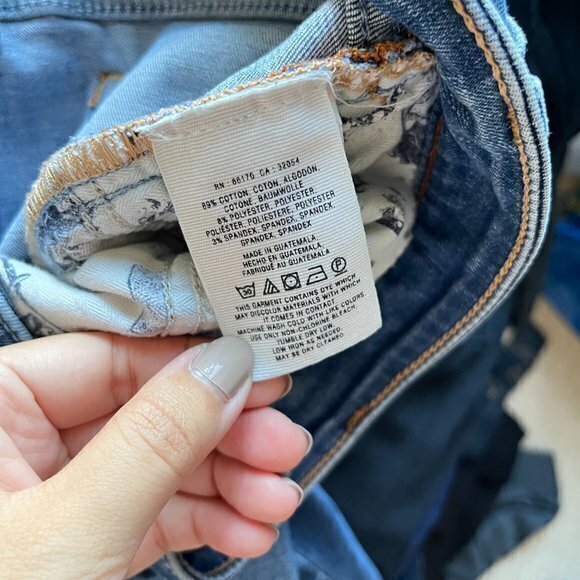Anthropologie Pilcro and the Letterpress Women's Ankle Skinny Jeans Blue Size 29 - Picture 9 of 10